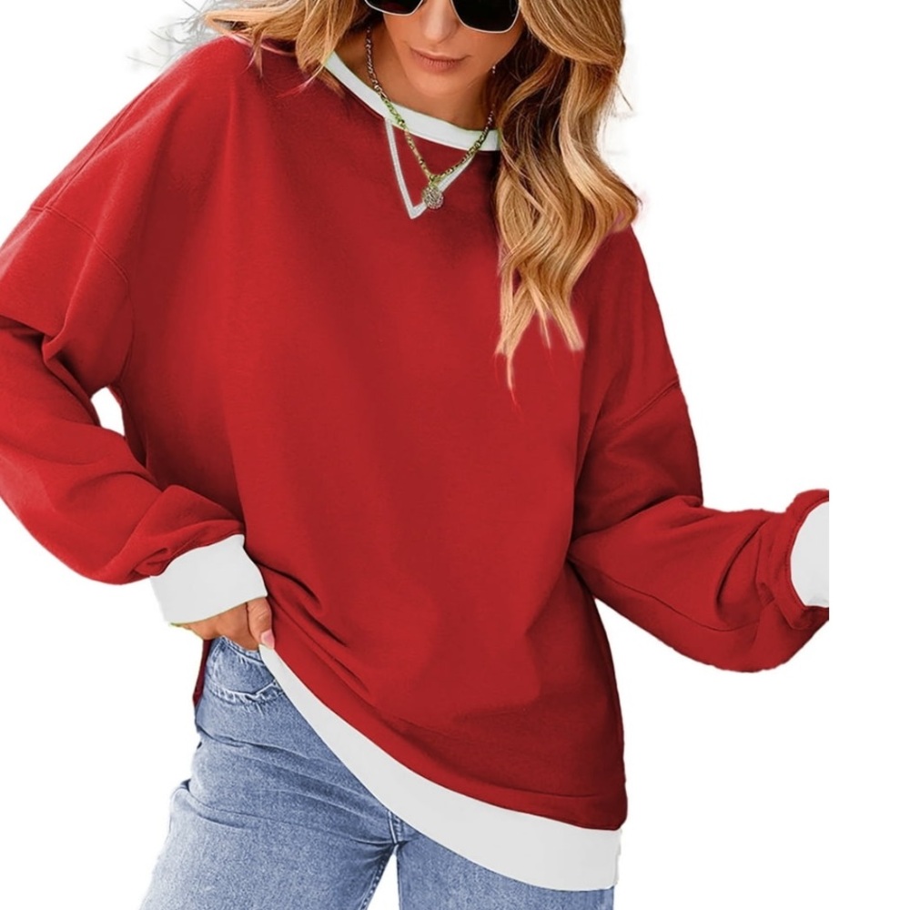 Oversized Pullover Sweatshirt Size 3XL - NWOT